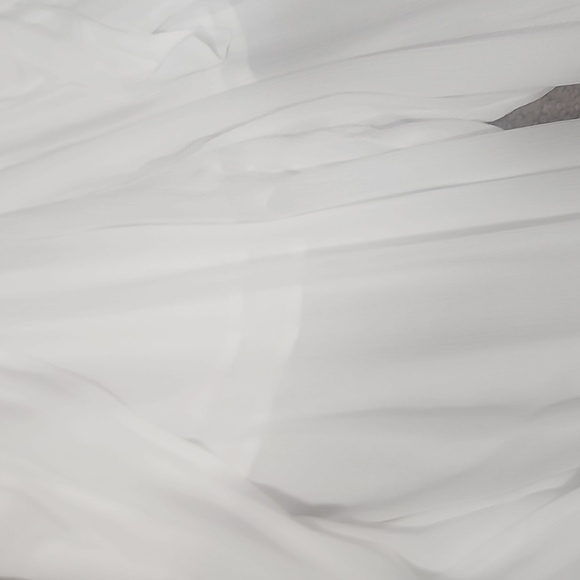 Aqua Swim White Petal Beach Cover Up Pants. S - Picture 8 of 8